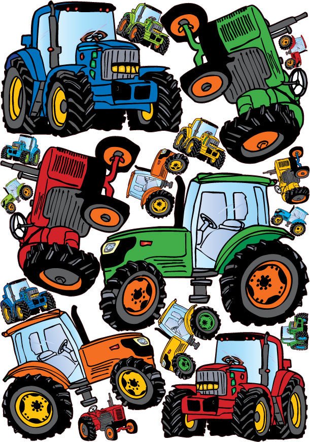 Tractor Room and Wall Decor for Boys - prestochangodecor