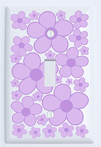 Daisy Flower Light Switch Cover Stickers