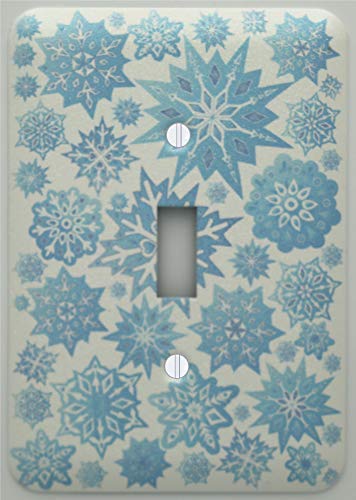 Snow Flakes Light Switch Cover Plate