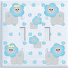 Blue Lion Outlet Covers Switch Plates / Lion Nursery Wall Decor (Outlet Cover)
