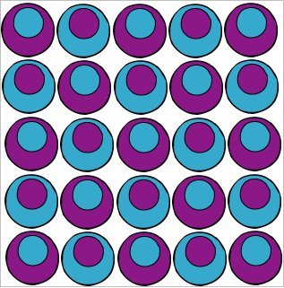 Dot To Dots Purple and Blue