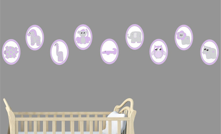 Baby Safari Animal Wall Decals