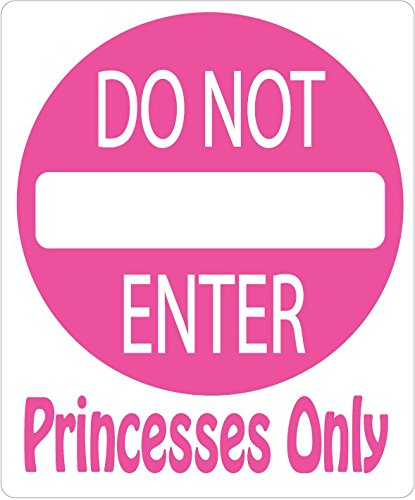 Princesses Only Do Not Enter Wall Decals