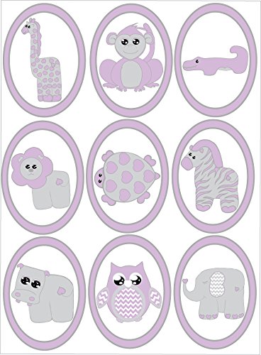 Baby Safari Animal Wall Decals