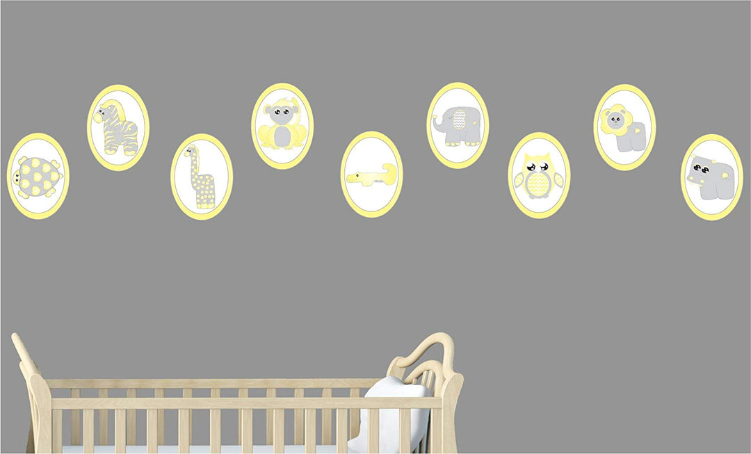Baby Safari Animal Wall Decals