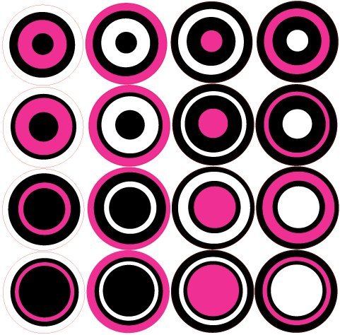 Multi Dots Wall Decals