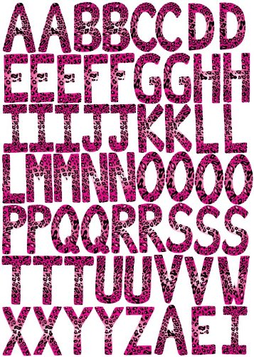 60 ABC Alphabet Wall Decals