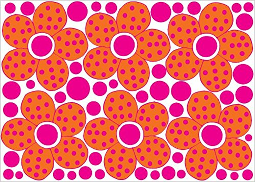 Orange Daisies Wall Decals
