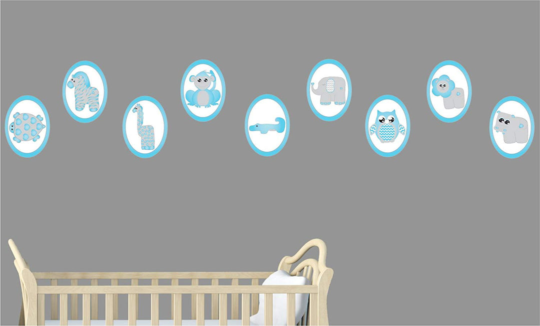Baby Safari Animal Wall Decals