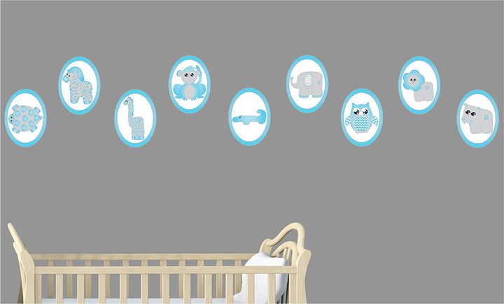 Baby Safari Animal Wall Decals