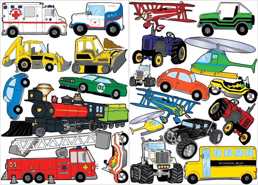 Transportation Wall Decals