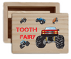 Boy's Monster Truck Tooth Fairy Keepsake Collectible Box