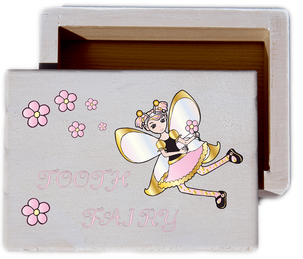 Girl's Tooth Fairy Keepsake Collectible Box
