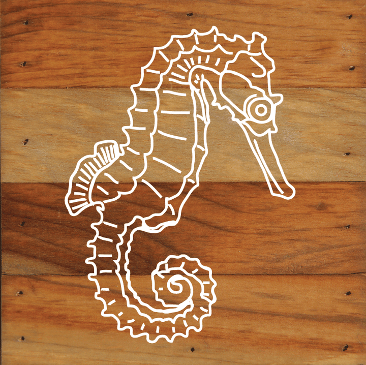 Nautical Beach Undersea Creatures Art Print Wall Hanging