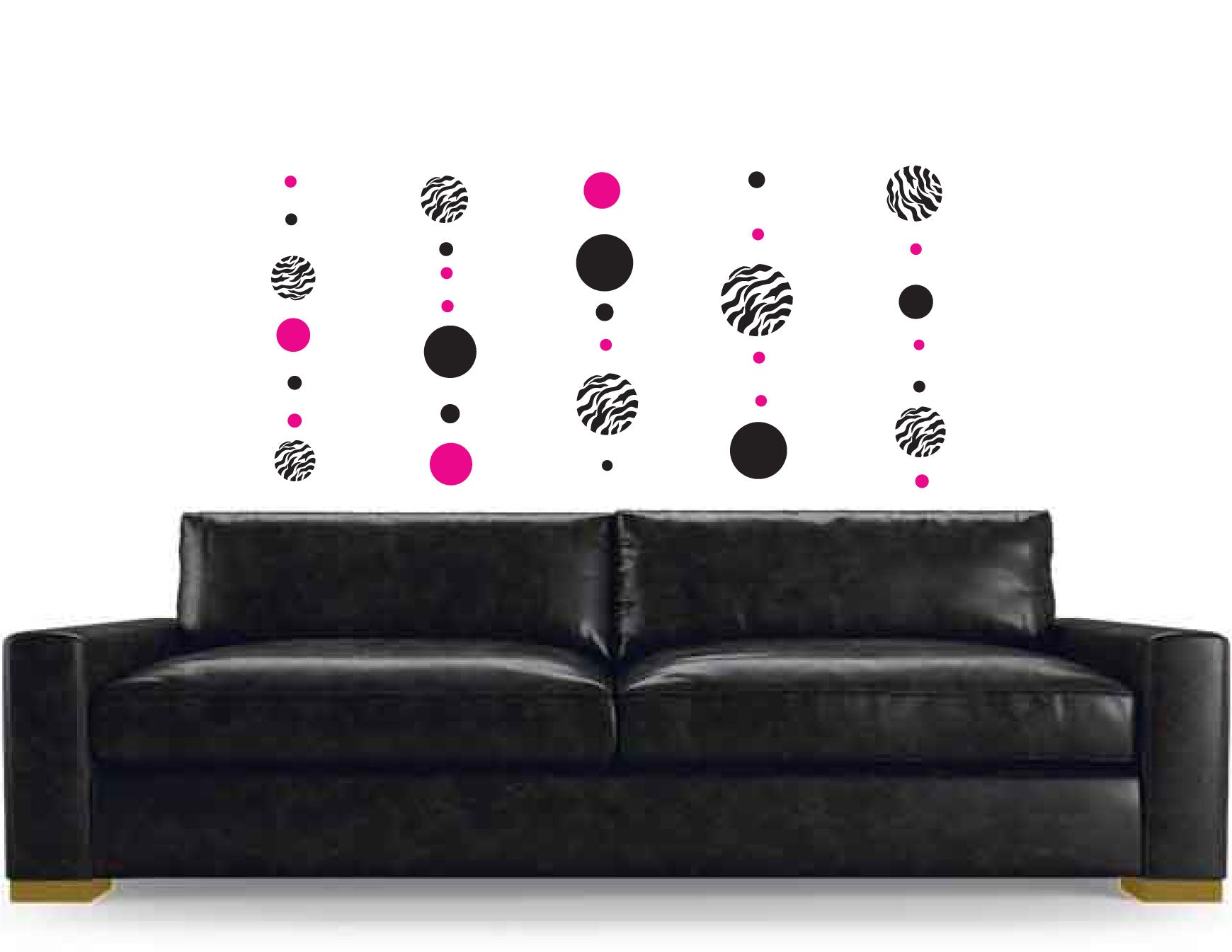 Girls Zebra Print Wall Decals and Room Décor idea's - prestochangodecor