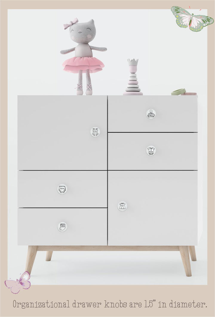 Baby Clothes Ceramic Drawer Knobs - prestochangodecor