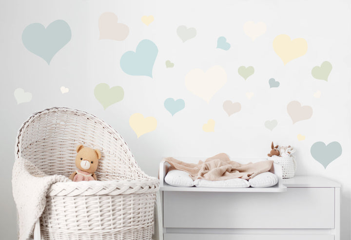 Baby Boho Heart Wall Decals