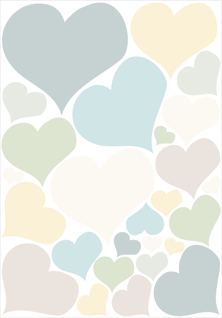 Baby Boho Heart Wall Decals