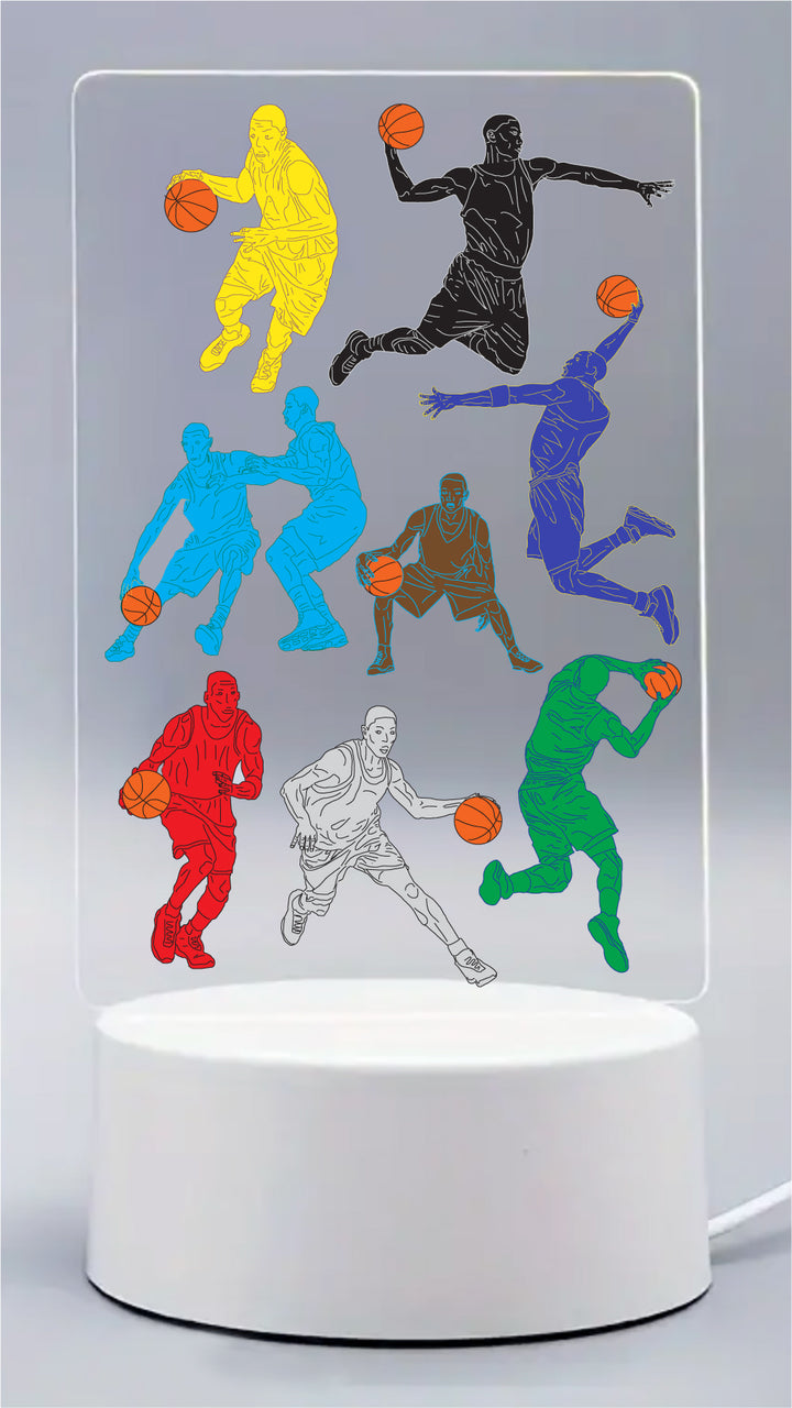 Basketball USB Powered LED Night Light Lamp
