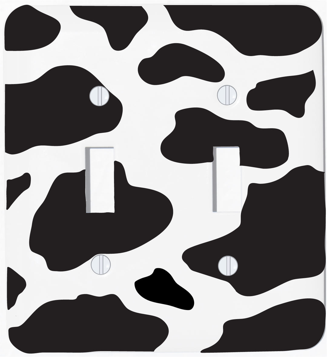 Cow Print Metal Light Switch Cover Plate Outlet Covers