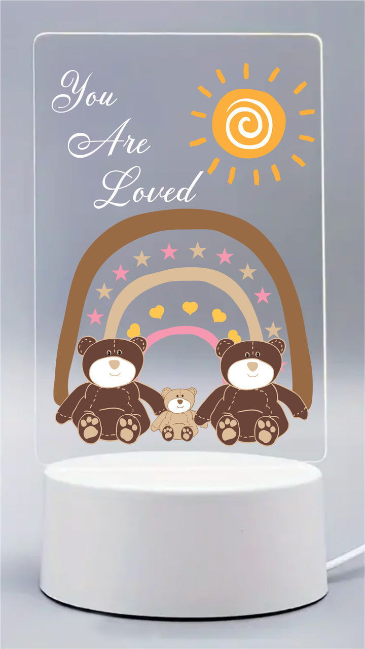 Teddy Bear USB Powered LED Night Light Lamp