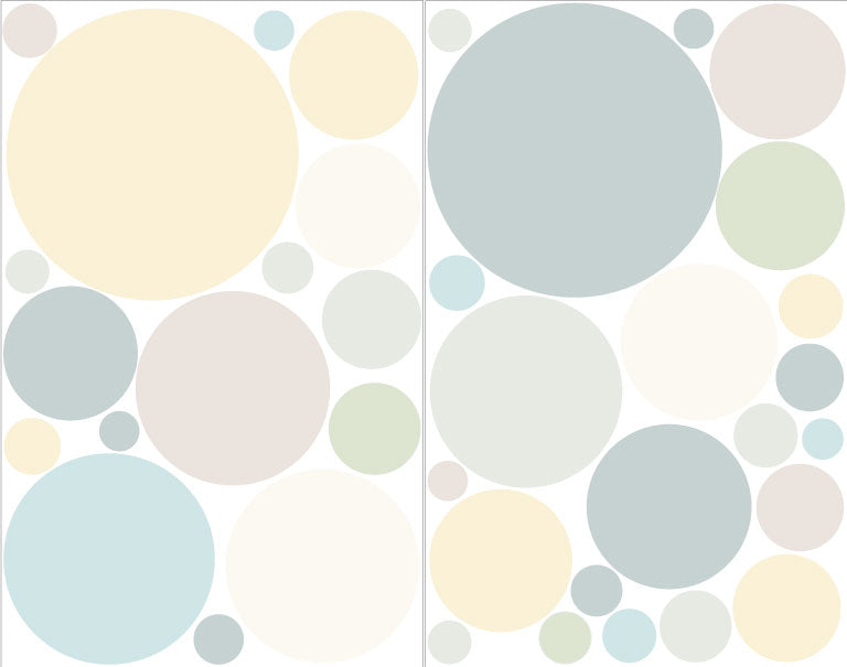 Baby Boho Gender Neutral Polka Dot Wall Decals