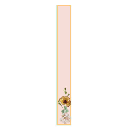 10 in Floral Pink Letter Decals From A to Z Upper and Lower Case