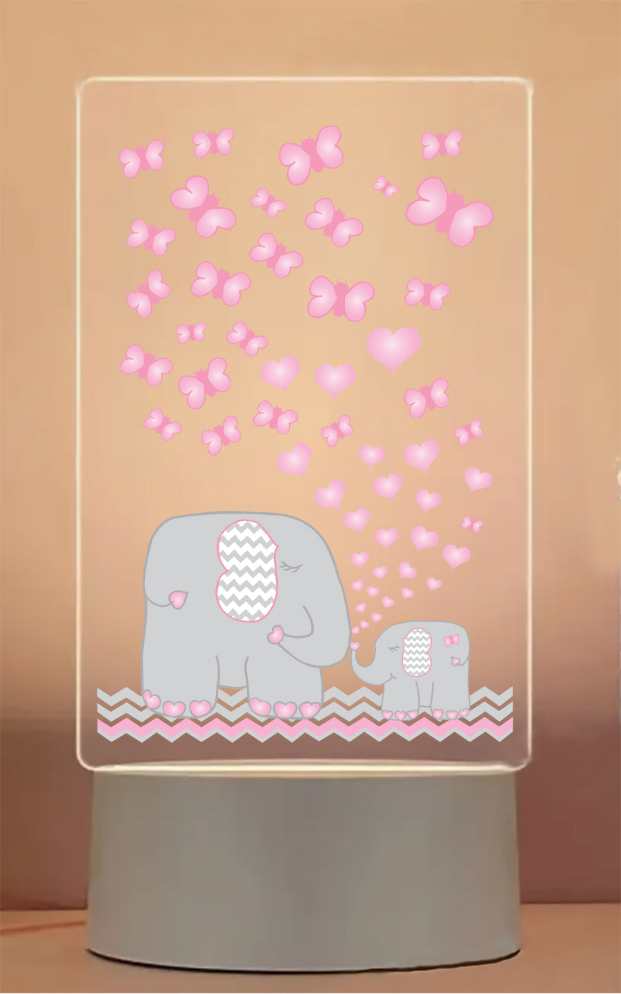 Elephants Night Light Lamp