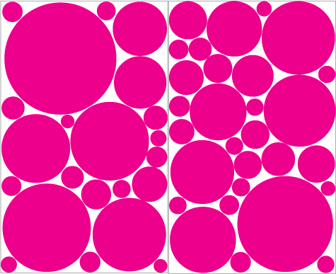 Polka Dot Circle Wall Decals