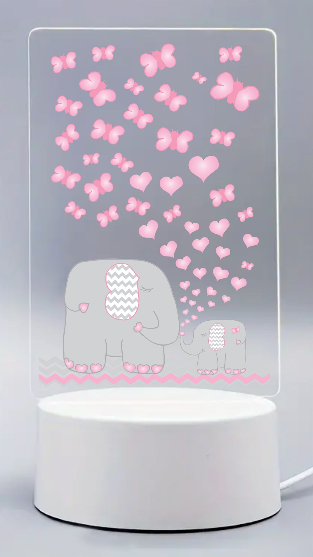 Elephants Night Light Lamp