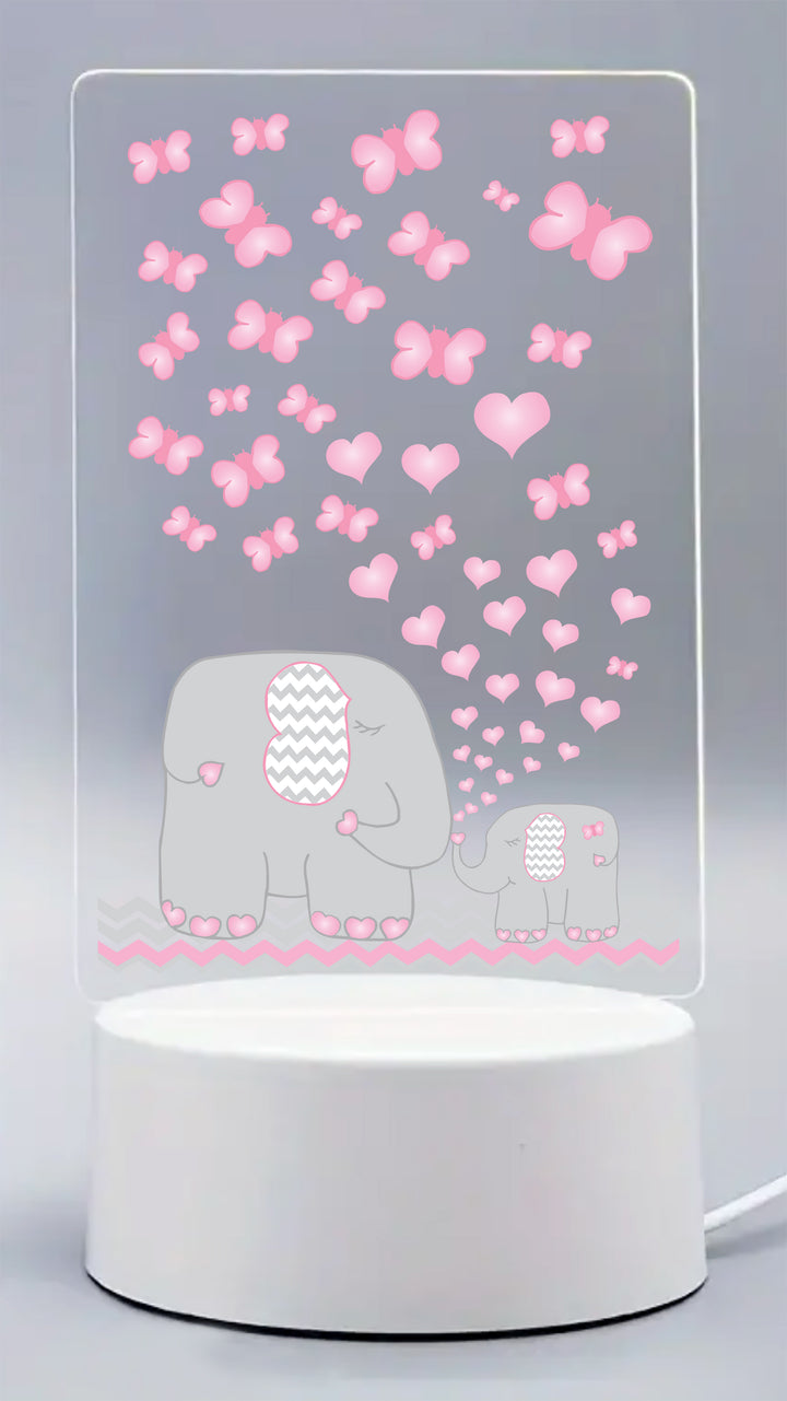 Elephants Night Light Lamp