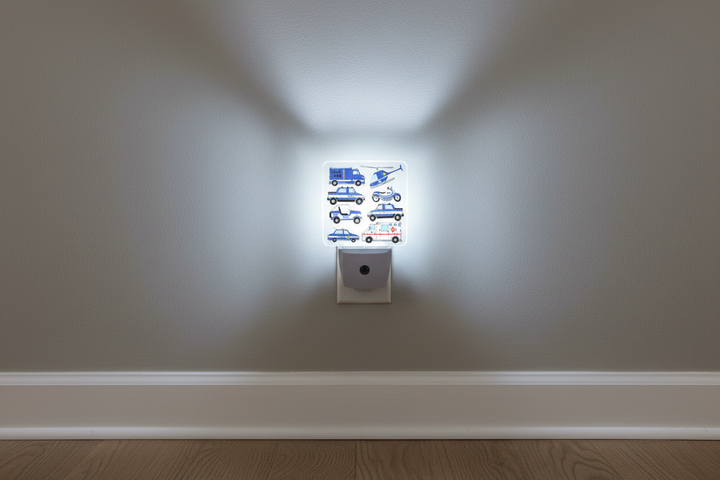 Police Cars and Trucks LED Night Light Lamp