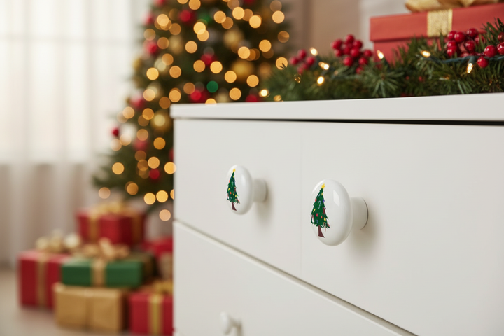 Christmas Tree Drawer Pulls