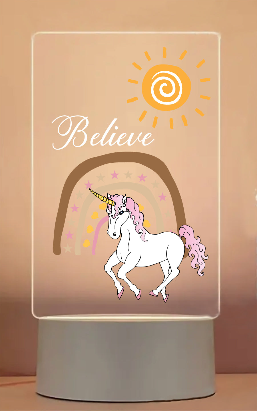 Unicorn USB Powered LED Night Light Lamp