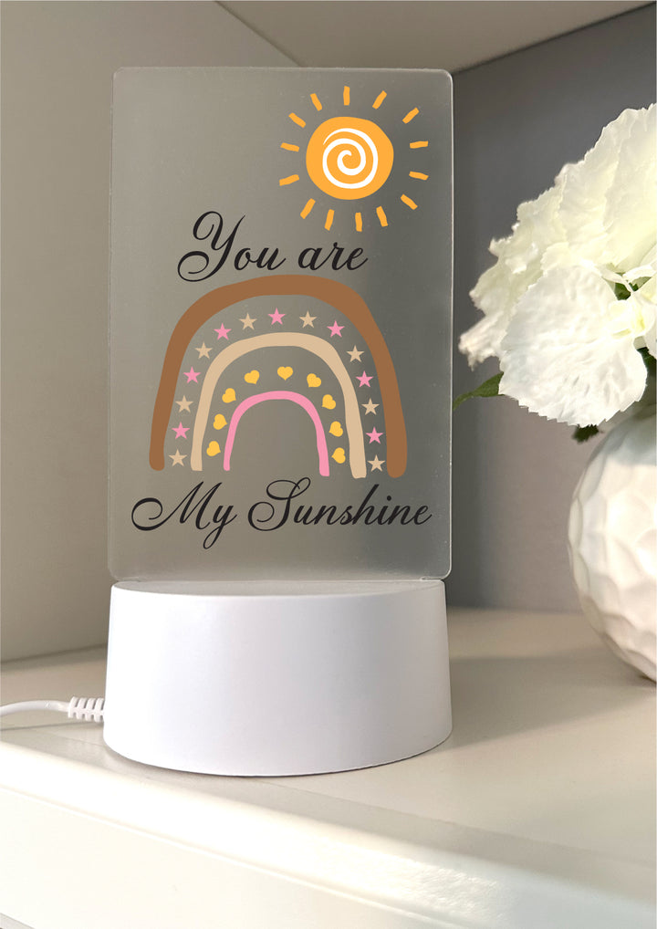 You are My Sunshine USB Powered LED Night Light Lamp