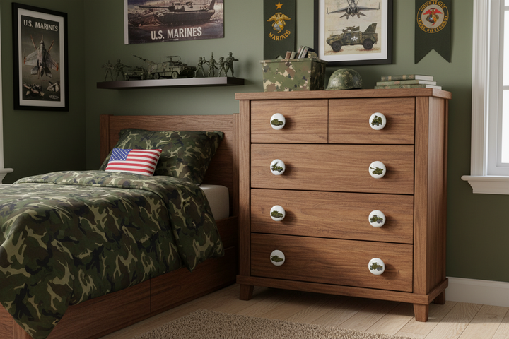 Armored Trucks and Tanks Drawer Pulls