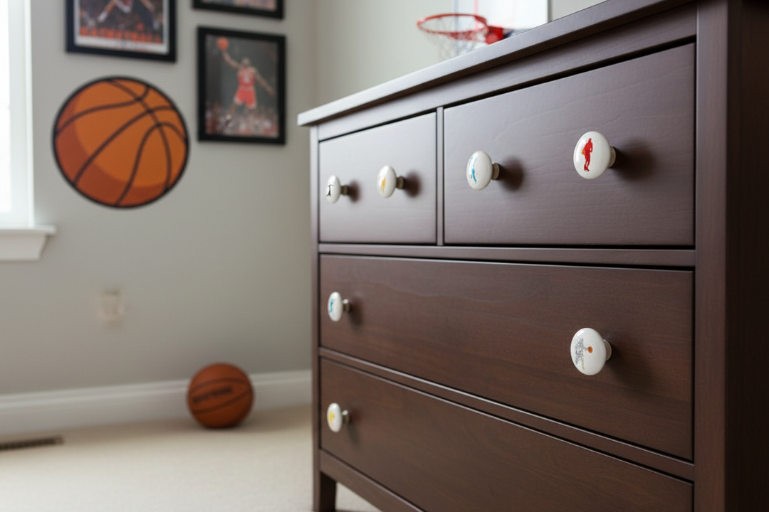 Basketball Drawer Pulls