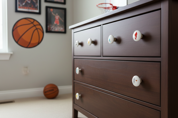 Basketball Drawer Pulls