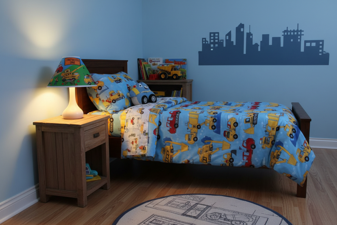 Construction Truck Lamp Shades / Constrution Truck Childrens Decor