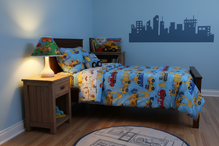 Construction Truck Lamp Shades / Constrution Truck Childrens Decor