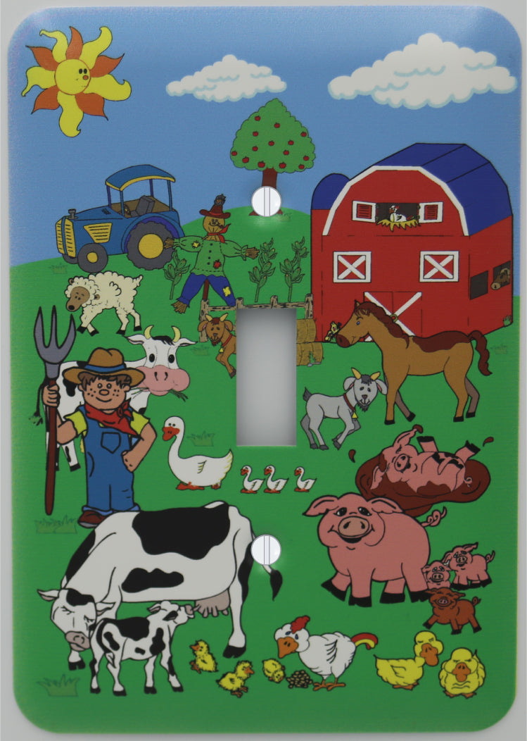 Farm Outlet Switch Plate Cover