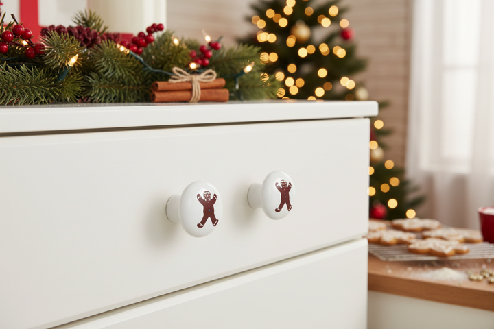 Gingerbread Man Christmas Drawer Pulls