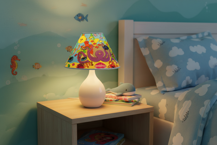 Under the Sea Lampshade Lifestyle Mock-up