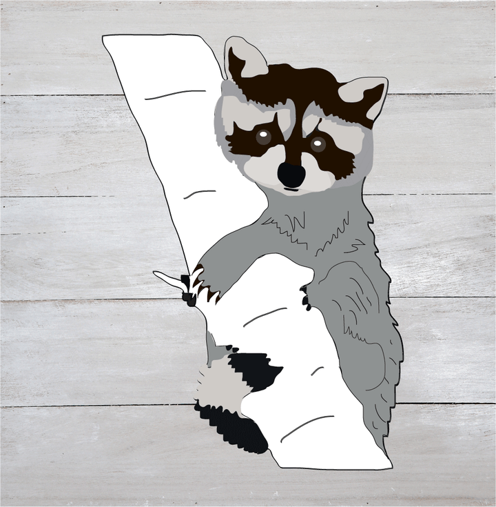 Forest Animal Wood Wall Print