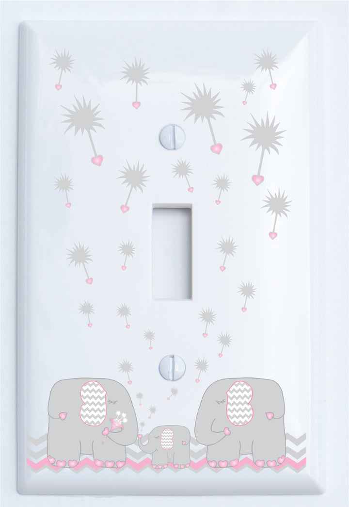 Dandelion Elephant Light Switch Cover Plates and Outlet Covers