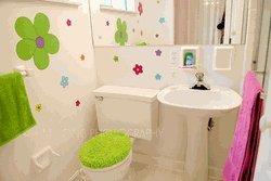 Daisy Pop Flower Wall Stickers, Decals, Spring Flowers Wall Decor