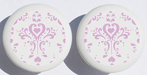 Damask Drawer Pull Knobs