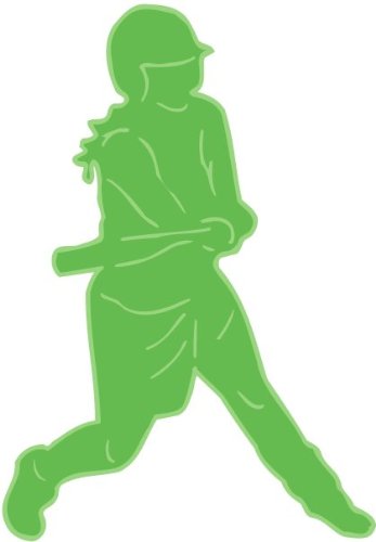 Girl Softball Wall Decals