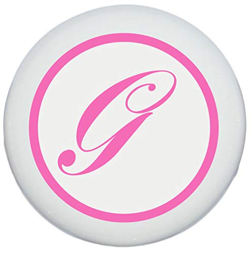 Presto Chango Pink Monogram Letter Drawer Knob Pulls