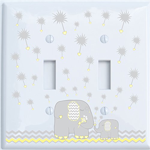 Dandelion Elephant Light Switch Cover Plates and Outlet Covers